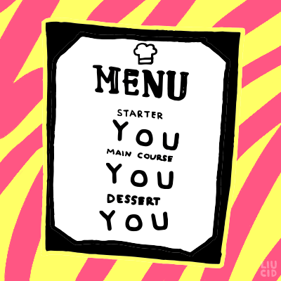 AWT Valentine's Day: Annie Liu Menu