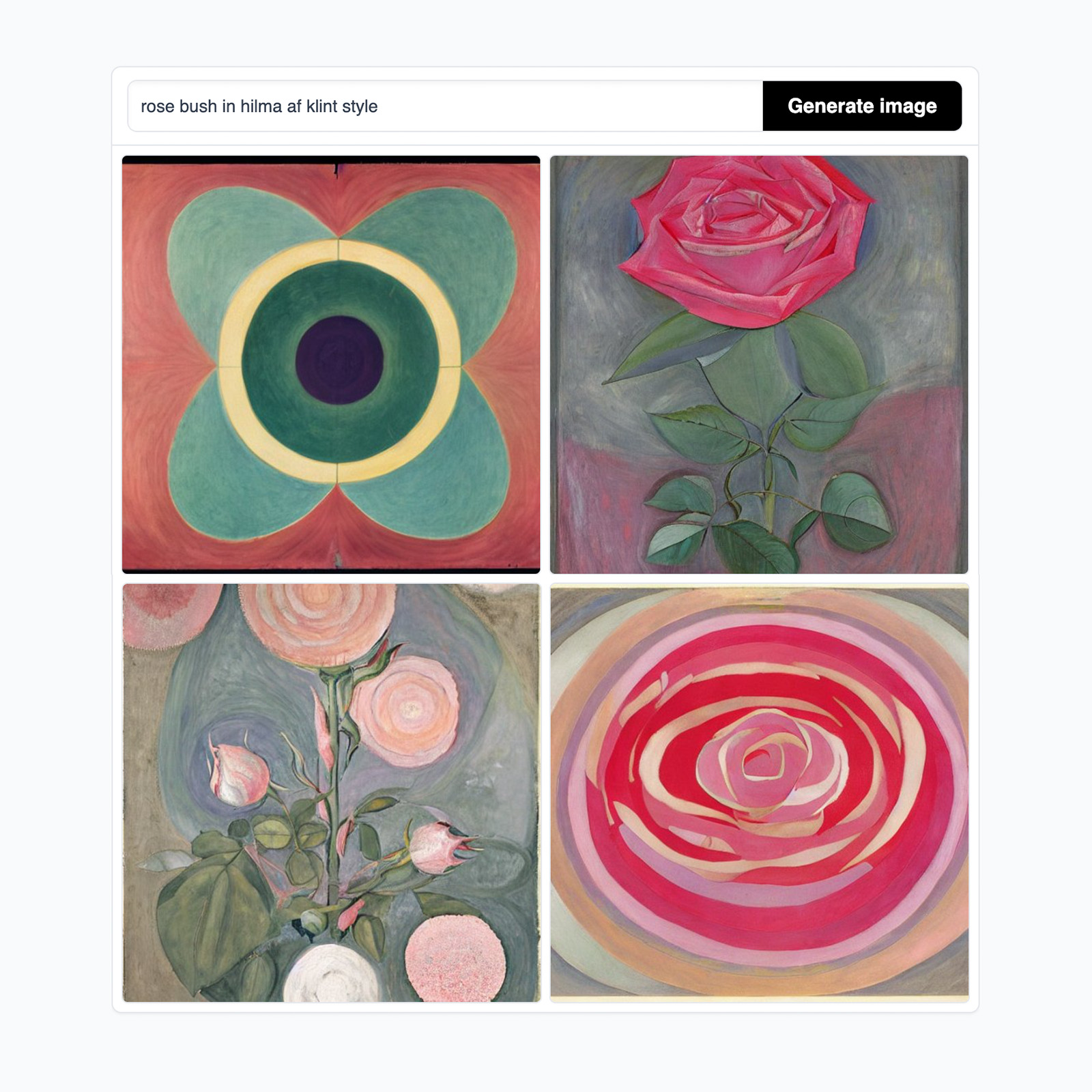 artwork in Hilma af Klint style, generated by AI