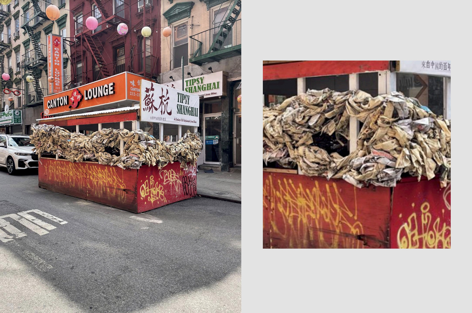Eiko Nishida, The Worlds We Live in (Chinatown version). 2023.